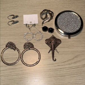 Elegant Silver Jewelry Lot A